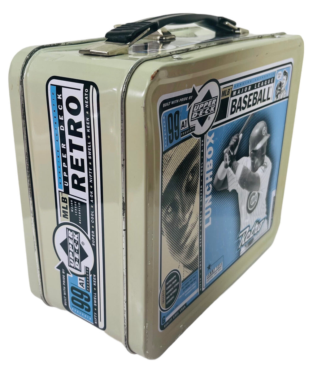 1999 MBL Sammy Sosa Metal Lunch Box Upper Deck Retro Collectible, PreLoved!