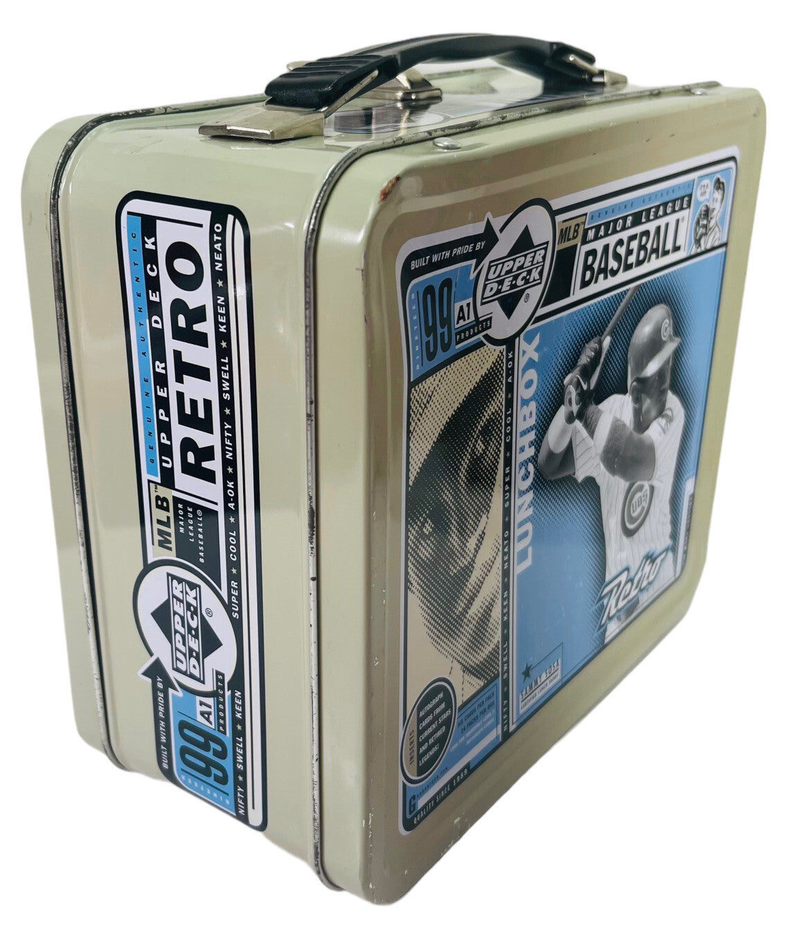 1999 MBL Sammy Sosa Metal Lunch Box Upper Deck Retro Collectible, PreLoved!