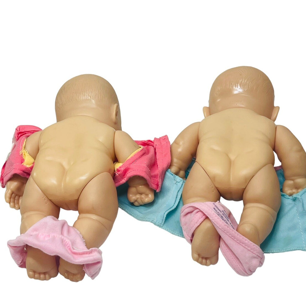 Girl Doll Anatomically Correct (Chubby Baby) 9" 947 & 950 TR-16, Lot Of 2.