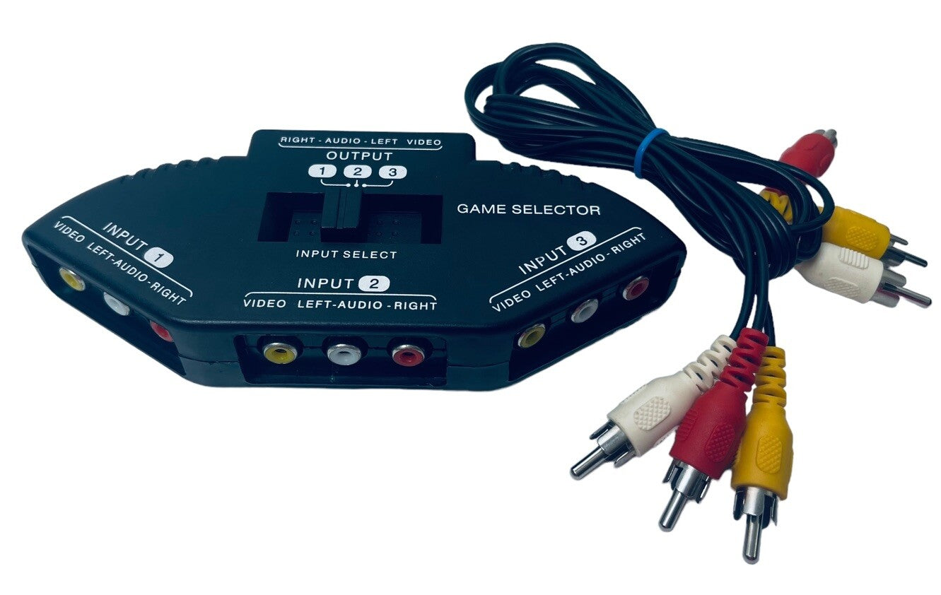 MINT! Game Selector B/S-001 AV Splitter with Cables