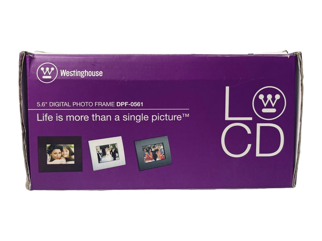 LCD 5’6 Digital Photo Frame DPF-0561 2-Frames Mahogany & Black - Westinghouse
