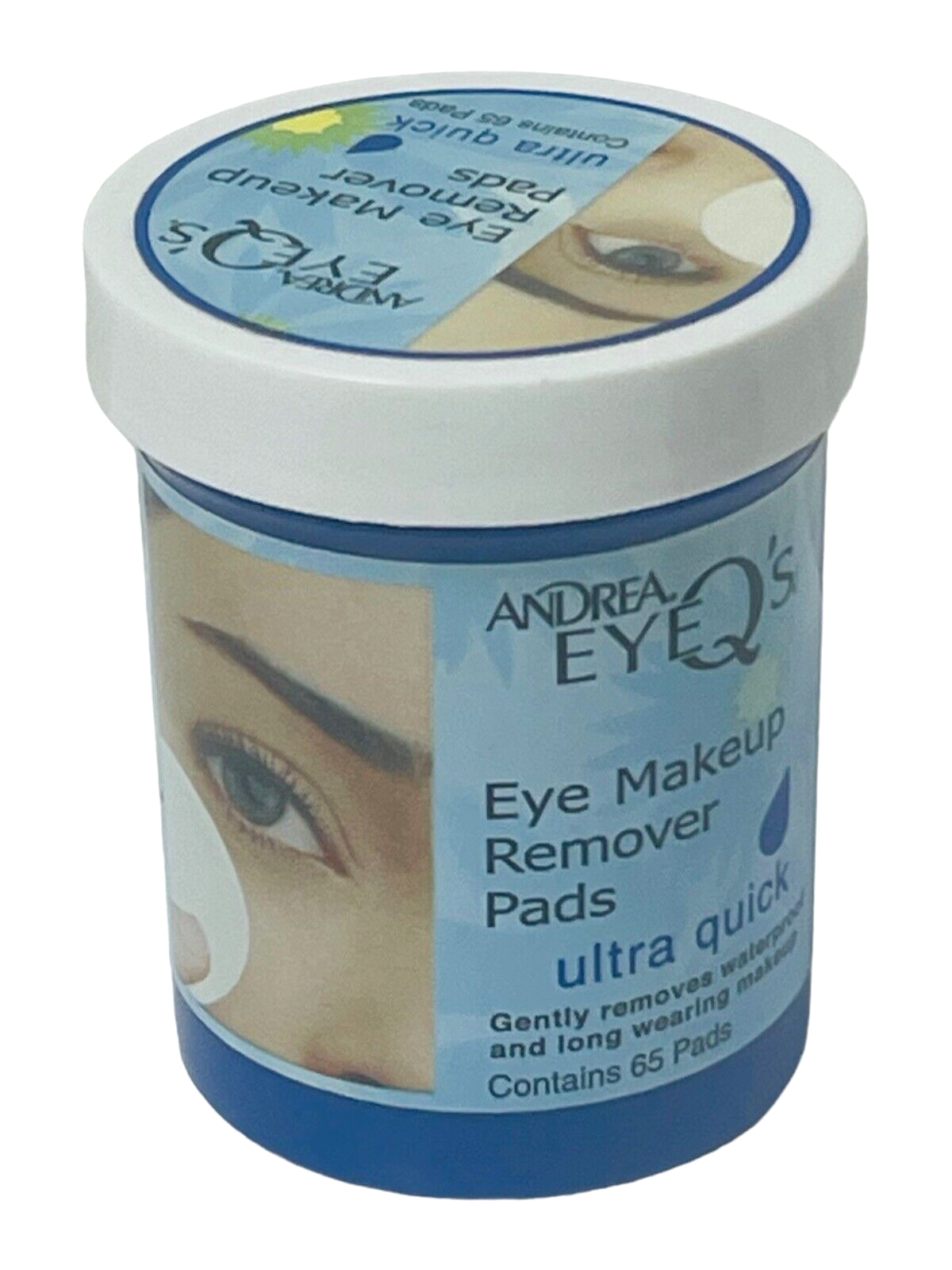 Assortments of 7 Eyeshadows & Andrea Ultra Quick Eye Makeup Remover Pads