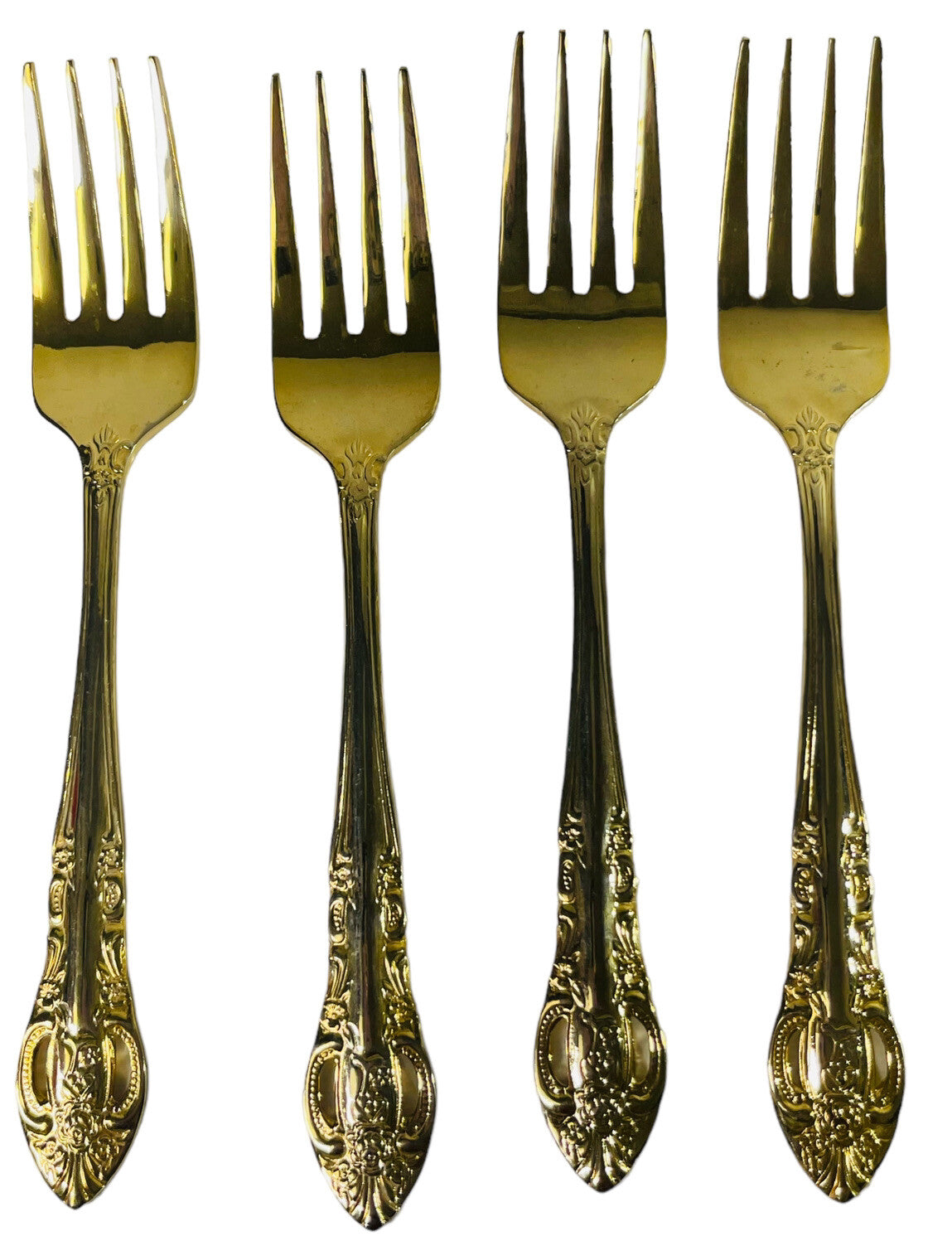 Gold Stainless-Steel Silverware 20 Piece Set~Serving for 4 ~ H. F. LTD. VINTAGE