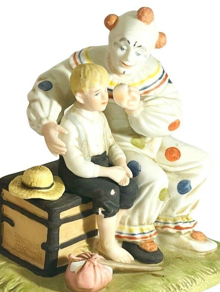 THE RUNAWAY Porcelain Figurine The Innocence of Youth Collection Norman Rockwell