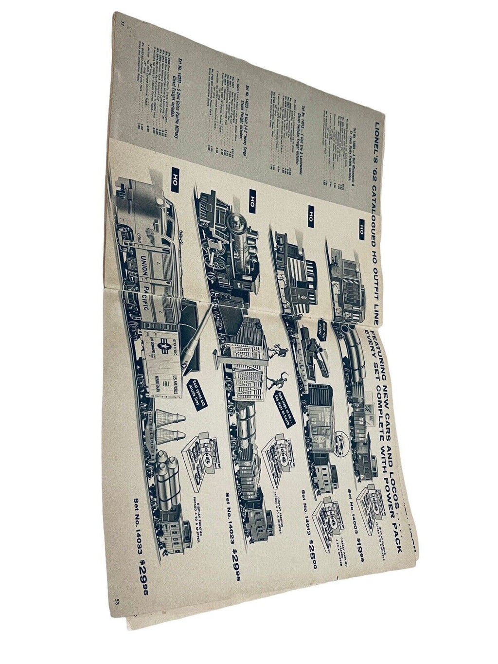 Lionel 1960s Train Catalog of Trains, Tracks, Motors, Setup Guide & Much More