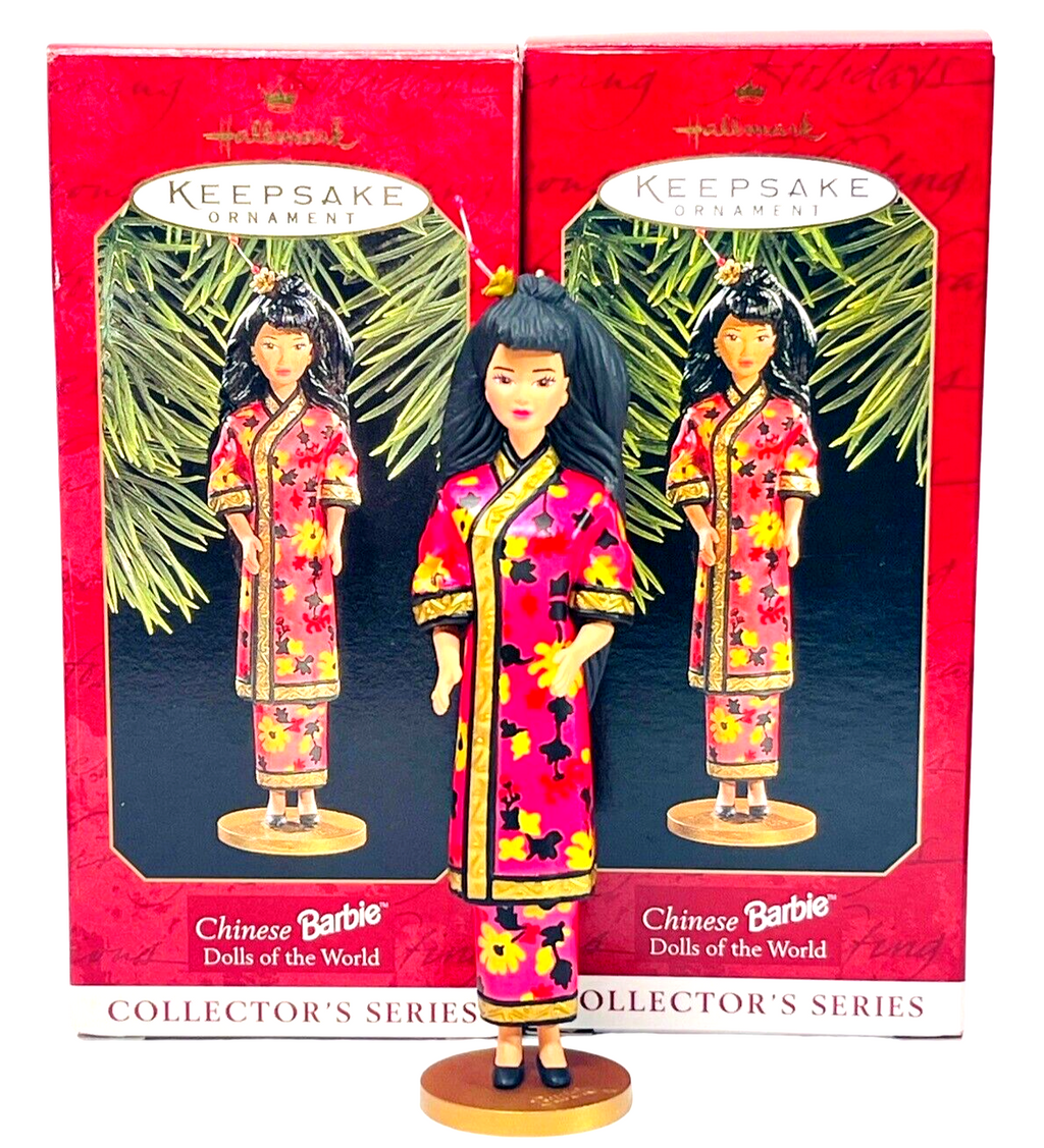 Chinese Barbie Dolls of the World Ornament 1997 Hallmark Keepsake - BRAND NEW