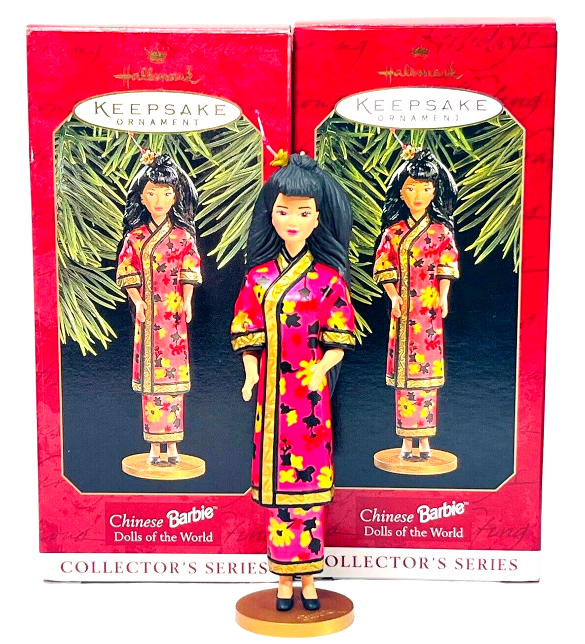 Chinese Barbie Dolls of the World Ornament 1997 Hallmark Keepsake - BRAND NEW