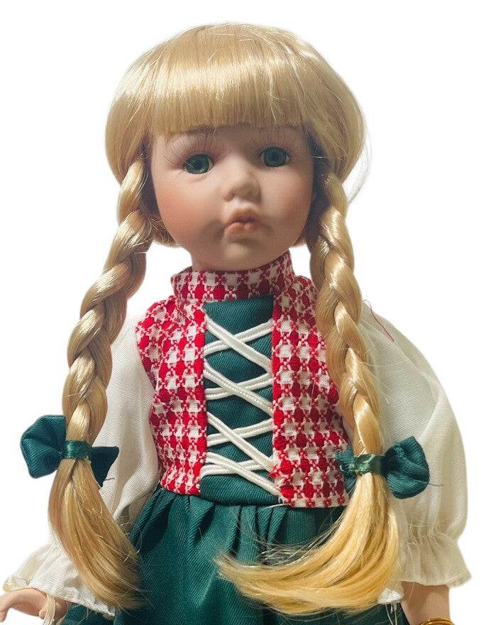 Little Red Riding Hood Doll w/Wicker Basket, Original Box Duck House Heirloom