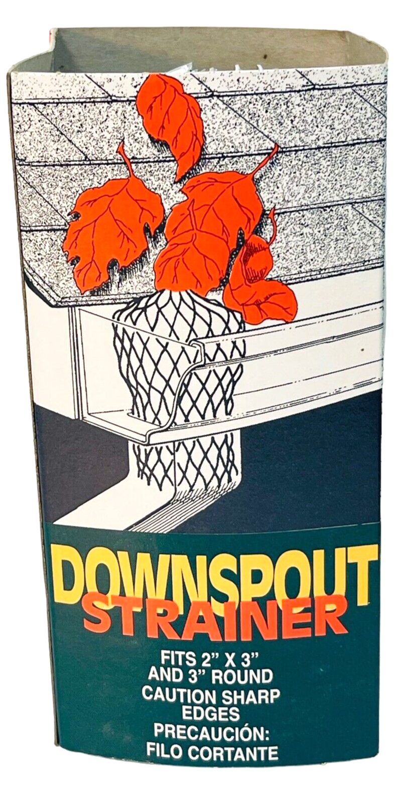 Downspout Aluminum Strainer Gutter Guard 6-Pack, Expandable, By: Gutter World