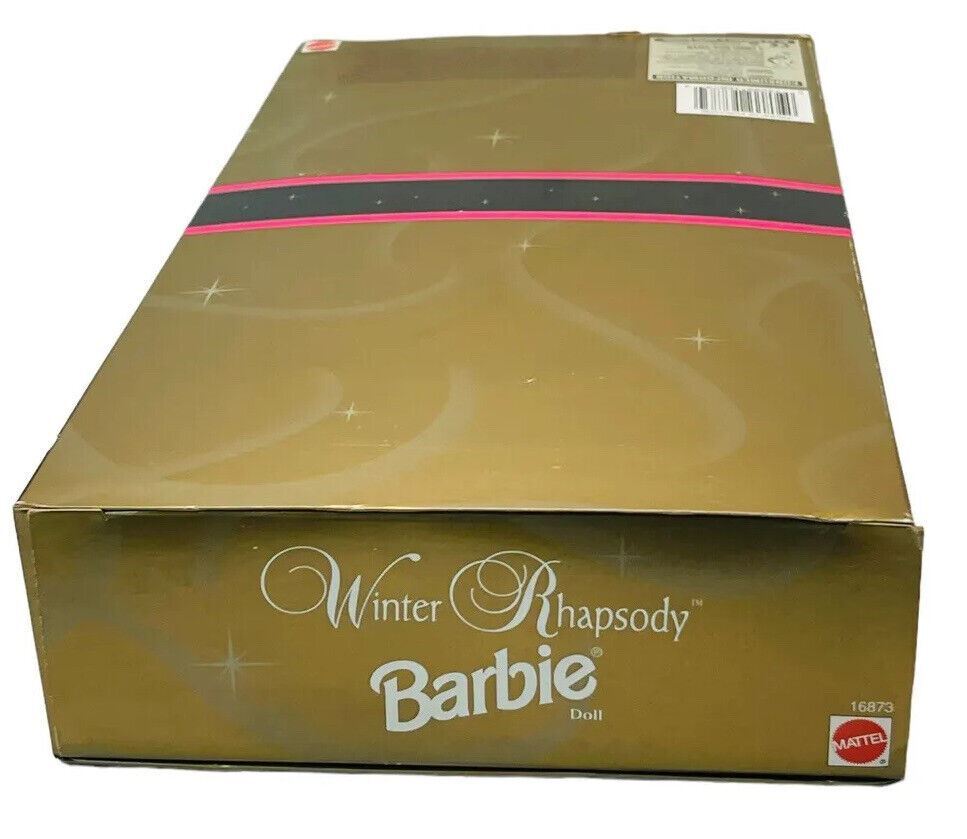 Mattel 16873 Barbie Doll Brunette Avon Winter Rhapsody 2nd In Series 1995