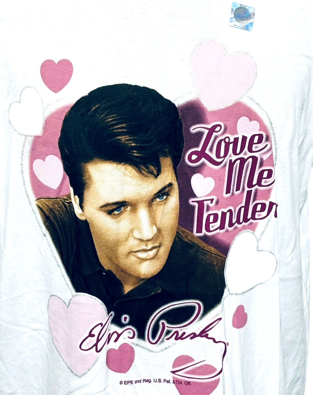 Elvis Presley T-Shirt "LOVE ME TENDER" LADIES Size: 2XLARGE, BRAND NEW.
