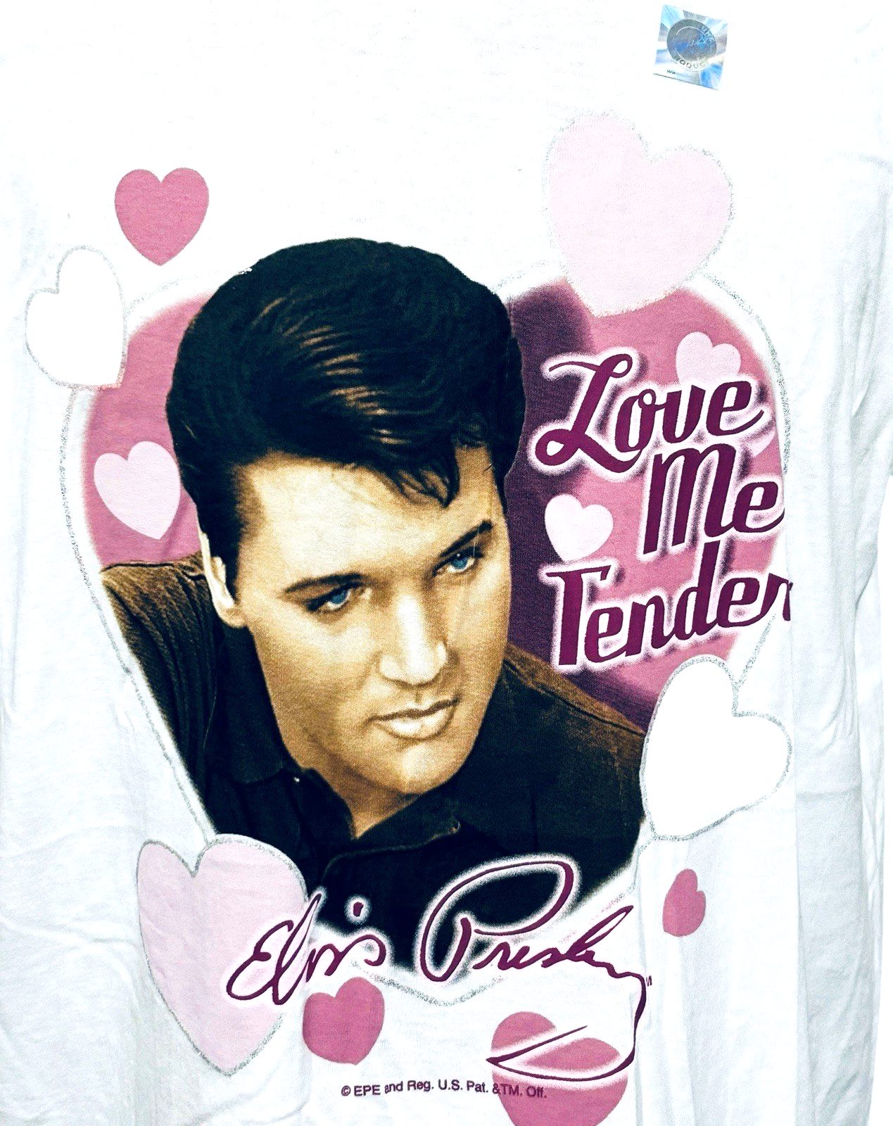 Elvis Presley T-Shirt "LOVE ME TENDER" LADIES Size: 2XLARGE, BRAND NEW.