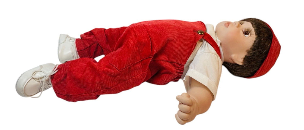 TERRI DEHETRE LEGACY DOLLS 20" BOY PEANUT VINYL BABY DOLL, Weigh 3.10 Lbs.