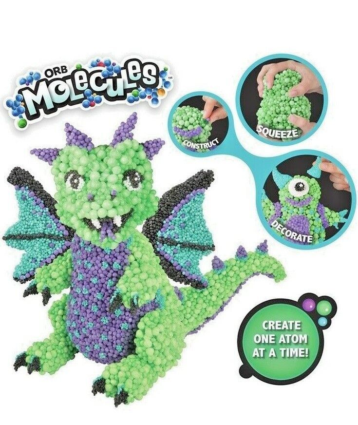 Molecules Dragasaur Art Activity Set Deconstruct ~ ORB NEW-Factory Sealed