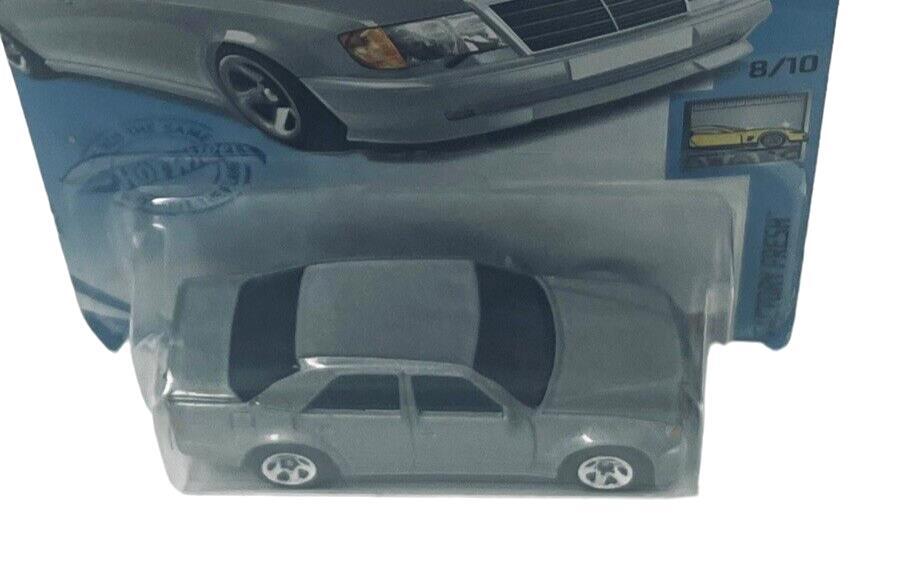 MERCEDES-BENZ 500 E 8/10 FACTORY FRESH 1:64 Scale SILVER ~ 2020 Hot Wheels #145