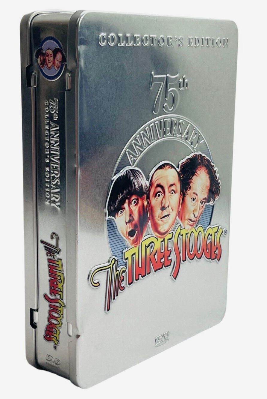 THE THREE STOOGES 75th ANNIVERSARY COLLECTOR'S EDITION 3DVDs+BIO BOOK+PHOTOS