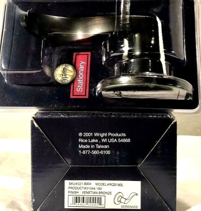 Wright Impressions Lever Doorknob "Solid Brass" Hall/Closet Non-Lockin