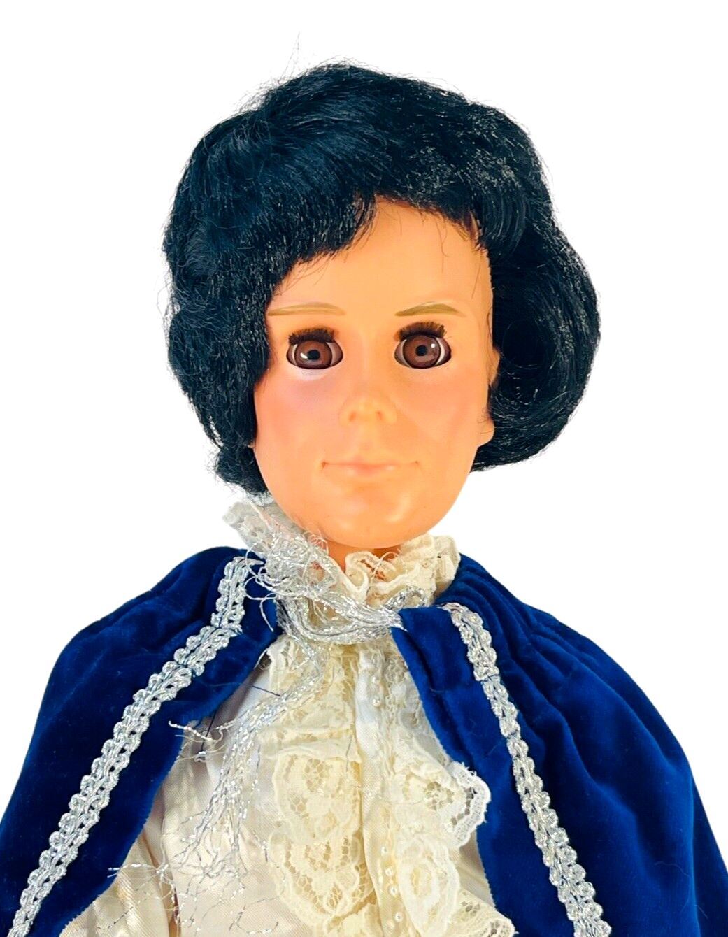 VINTAGE BOY BLUE STYLE DOLL - 19” TALL X 6'' WIDE - WEIGH 1.8 LBS. SCHILDKROT