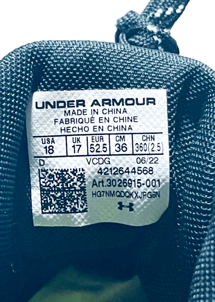 Under Armour MC Men's Cleats Size 18 Highlight Hammer "BRAND NEW" Art3026915-001
