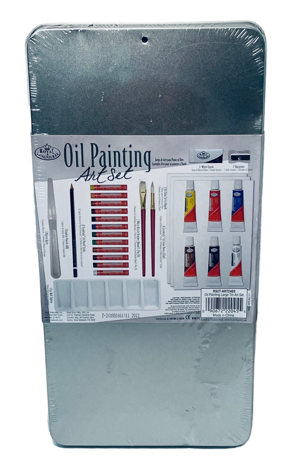 Essentials Oil Art Set 29 Pieces ~ Storage Case ~ Factory Sealed