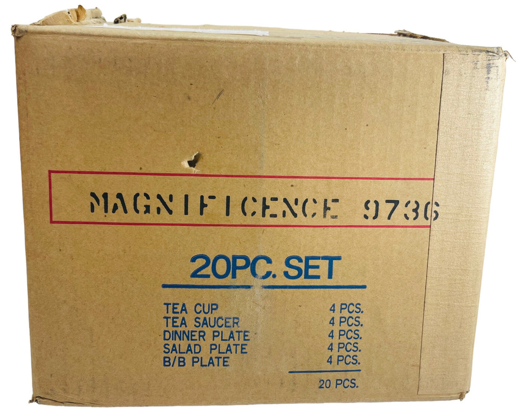Noritäke BONE CHINA 20 PC-SET “MAGNIFICENCE 9736'', IN ORIGINAL BOX - NRFB.