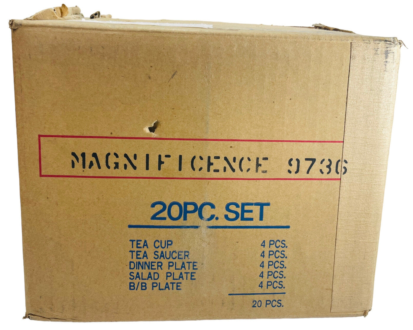 Noritäke BONE CHINA 20 PC-SET “MAGNIFICENCE 9736'', IN ORIGINAL BOX - NRFB.