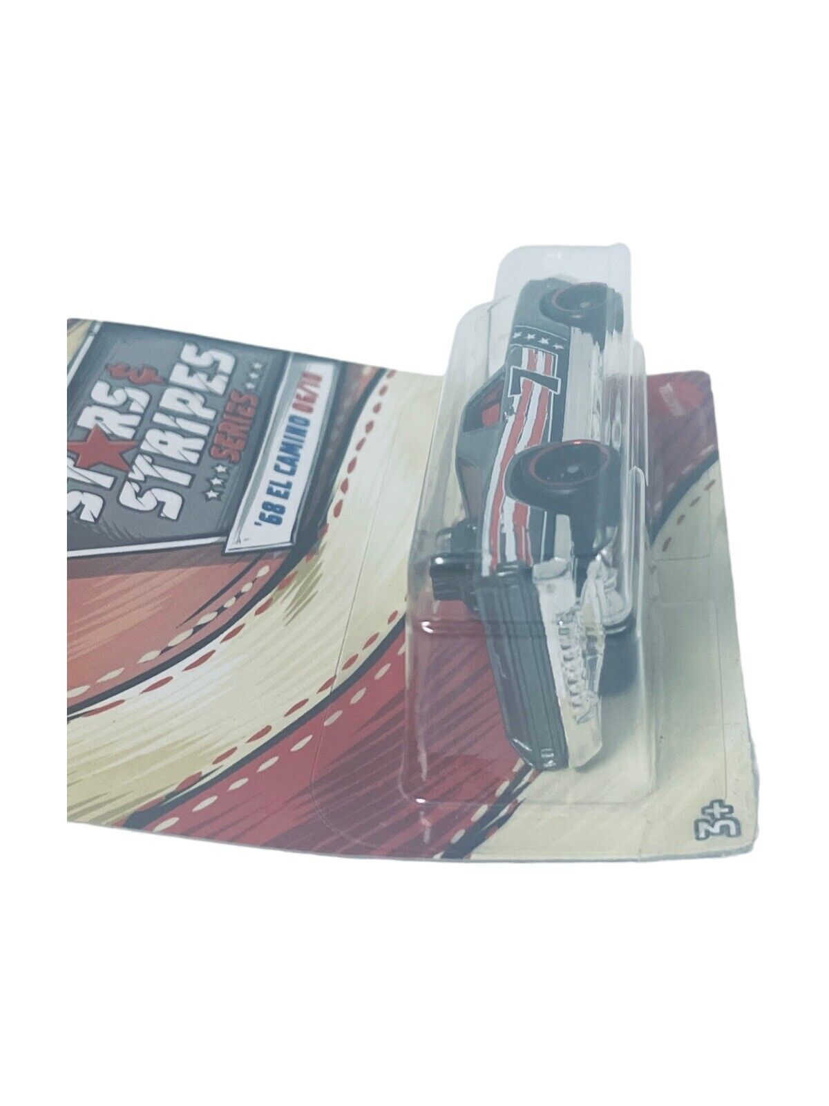 2020 Stars & Stripes Series ‘68 EL CAMINO 1:64 Scale Silver Car 6/10-Hot Wheels