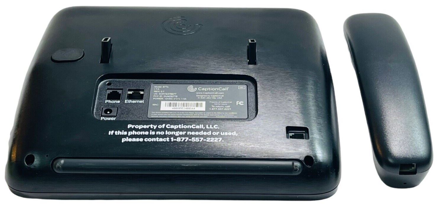 Touchscreen Captioned Hearing Impaired TELEPHONE 67Tb Amplified By; CaptionCall.