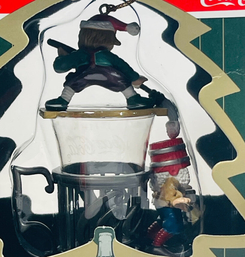 COLA-Coca Cola BOTTLING WORKS ELVES WORK TO DELIVER NORTHPOLE Ornament