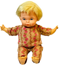 Vintage 9" Vinyl/Cloth Ideal TT-9-H108 Thumbelina Doll 1967 Japan "LIFELIKE".