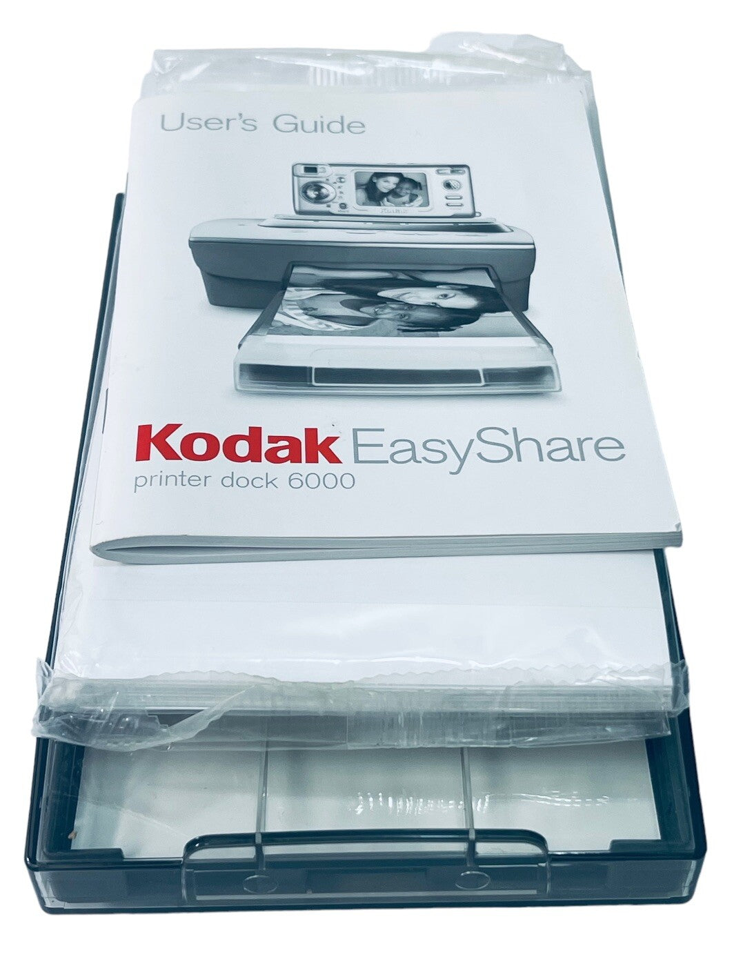 EasyShare Printer Dock 6000 w/Kodak BLACK SHOULDER BAG, NO POWER CORD.