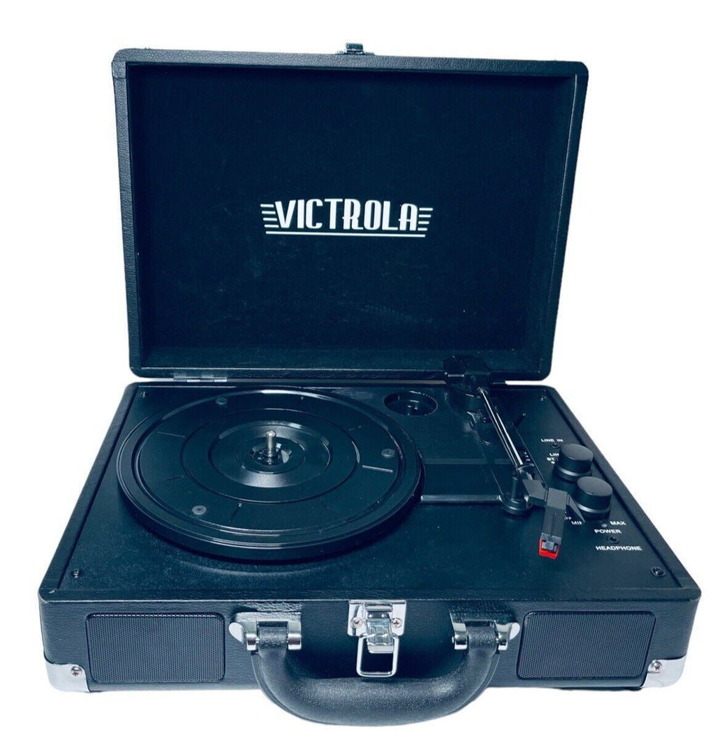 3-Speed Stereo Turntable - Black - Victrola VSC-550BT-BK - PARTS ONLY