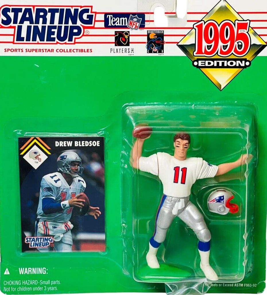 Football Figures Includes: Players Card & Helmet-1995 Starting Lineup-BRAND NEW