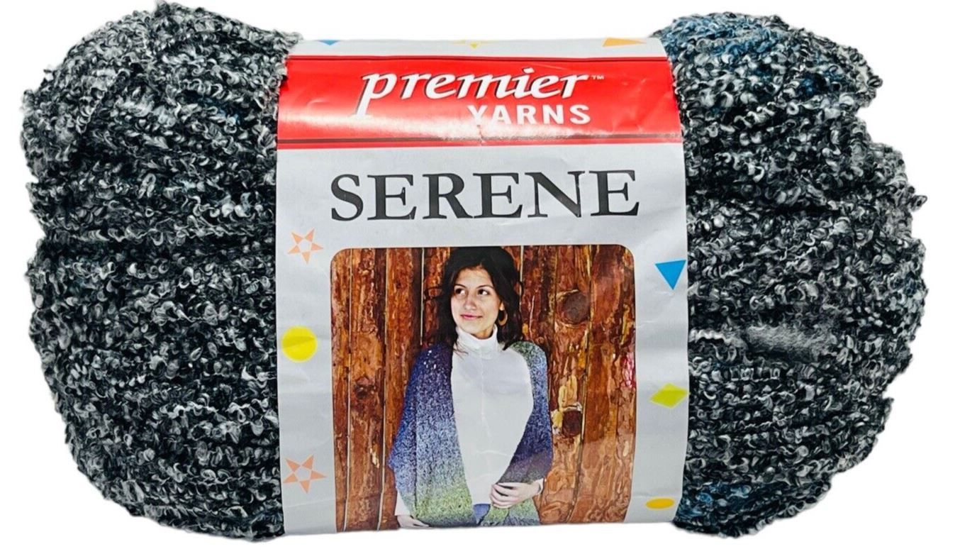 PREMIER SERENE YARN 90% ACRYLIC-10% POLYAMIDE~MARY MAXIM~LOT OF 2.