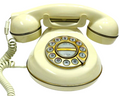 Phone Rotary Push Button Model Natalie, French Style HAC TTI329 "VINTAGE-WORKS"