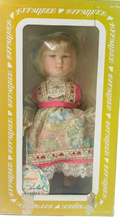 1984 Effanbee Gypsy Doll Contessa 11” Edna Hibel 7351 Tag & Original Box