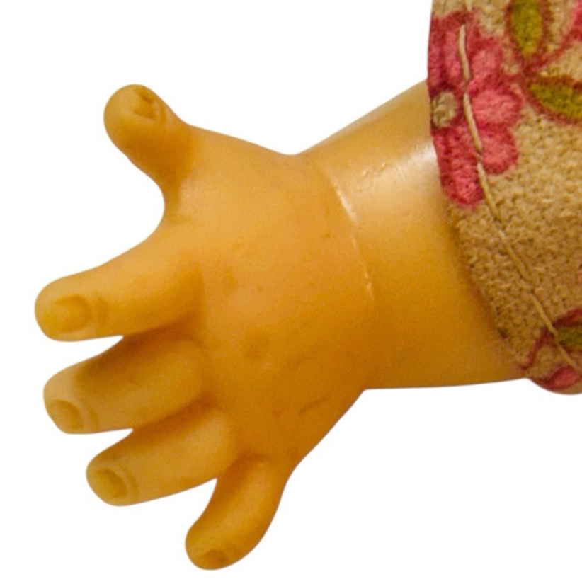 Vintage 9" Vinyl/Cloth Ideal TT-9-H108 Thumbelina Doll 1967 Japan "LIFELIKE".