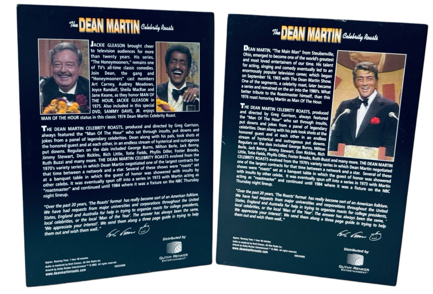 The Best of the Dean Martin Celebrity Roast Special Edition + 3 DVD VOL SET