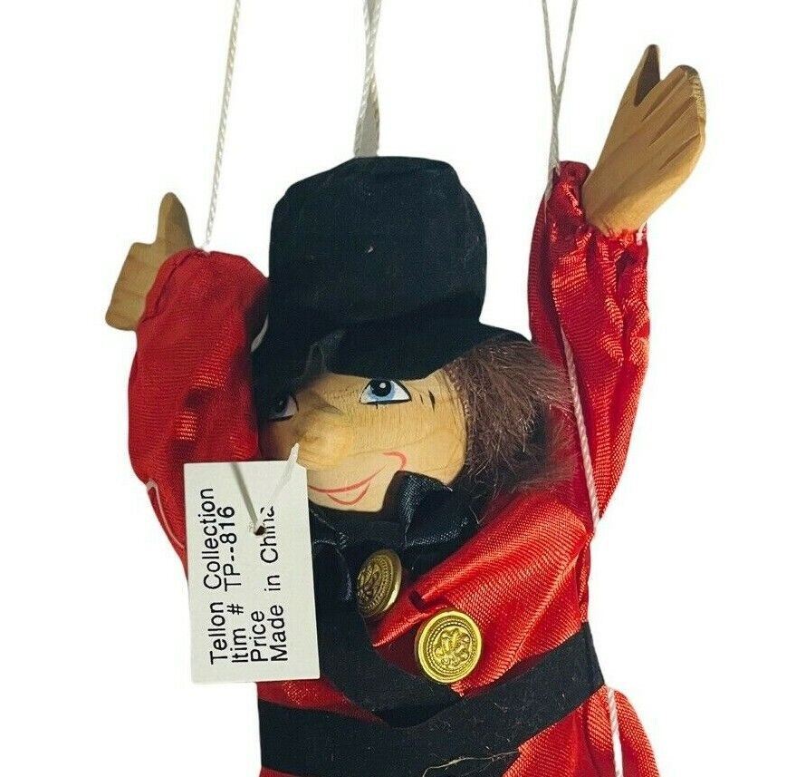 Marionette Wooden TELLON COLLECTION Item #TP-816 9"Tall "PREOWNED-VERY CONDITION