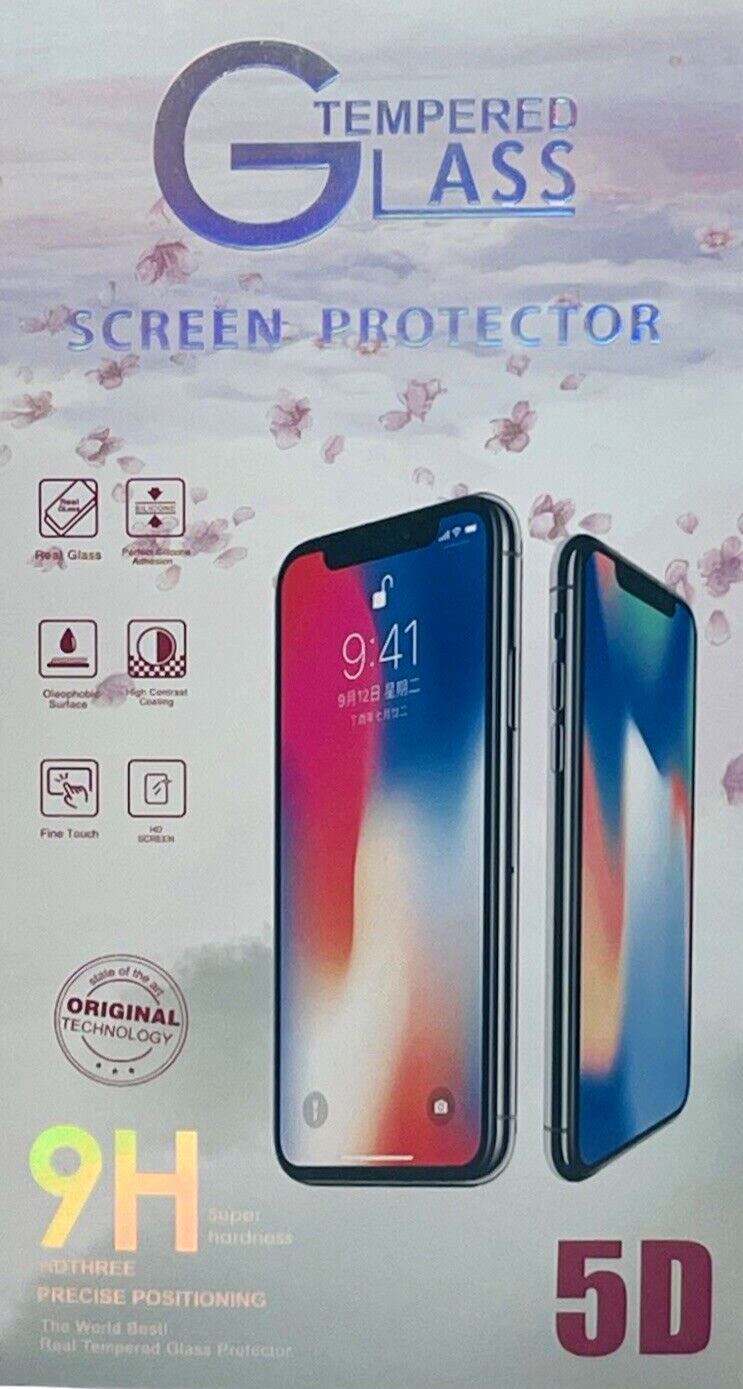 iPhone 14 Plus 5D Tempered Glass Screen & Camera Protectors~9Hardness/Pack of 3