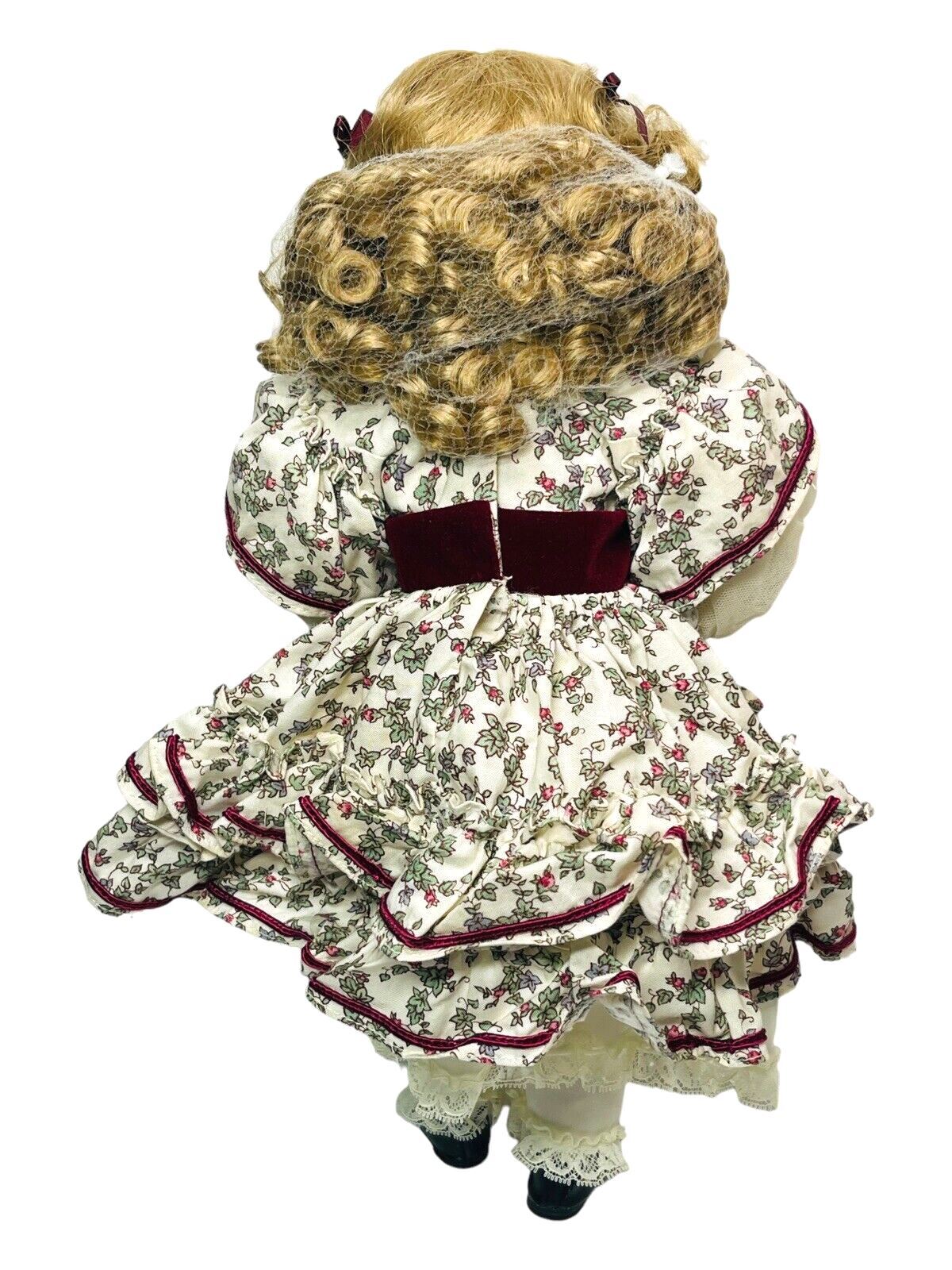 LITTLE WOMAN COLLECTION 1994 PORCELAIN DOLL AMY No 4848FA w/CERTIFICATE