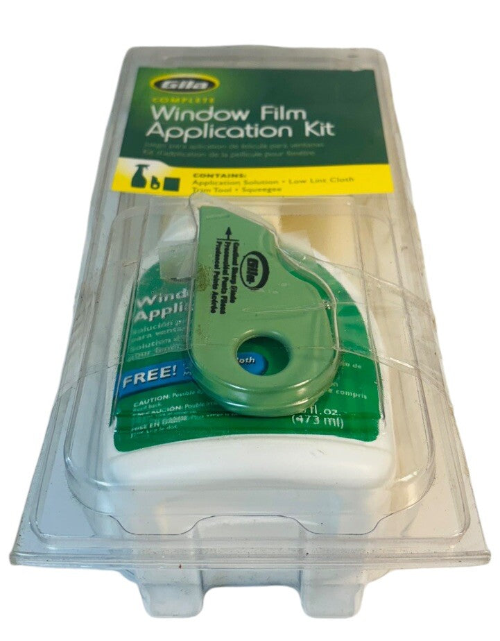 Gila Complete Window Film Application Kit Solution - Cloth - Trim Tool & Sqeegee