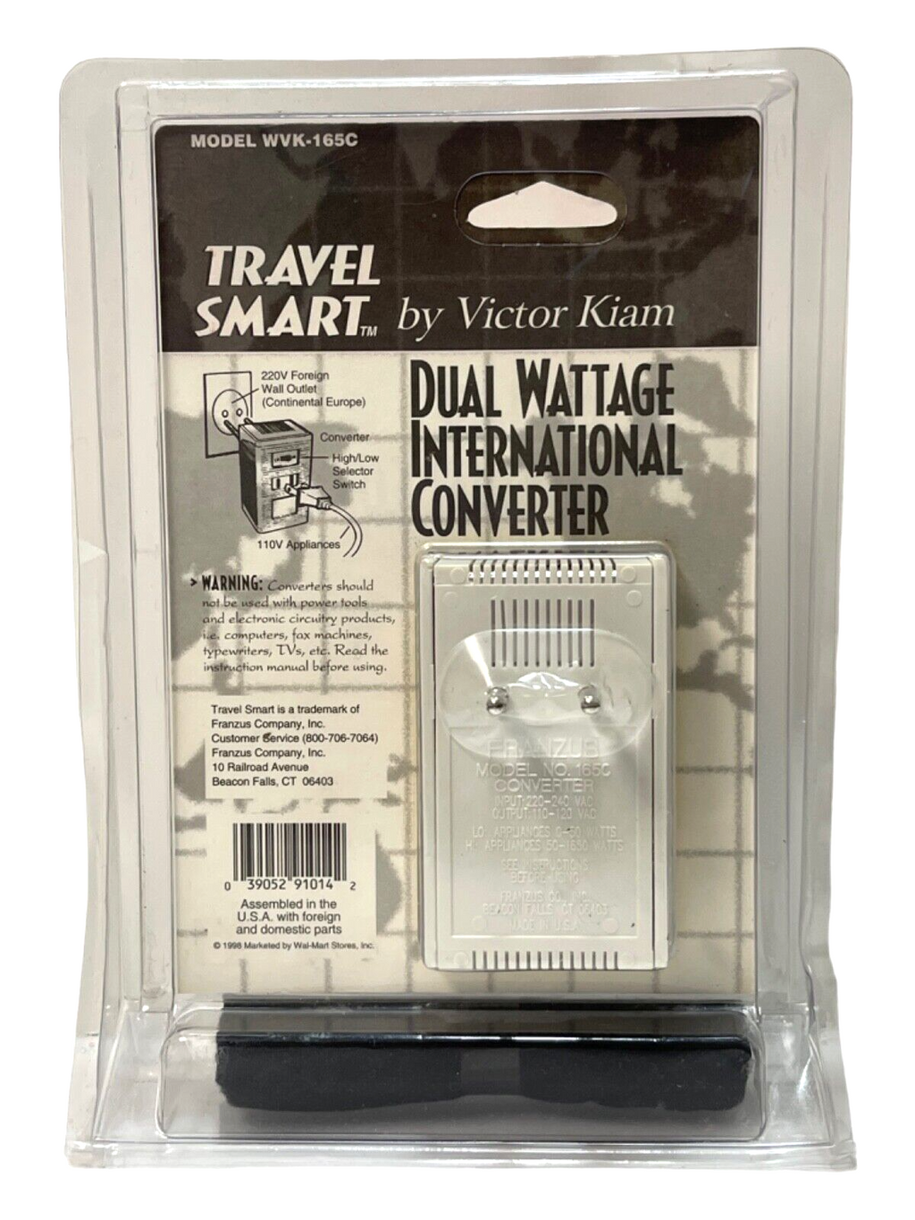 International Converter Dual Wattage - Tavel Smart by Victor Kiam - NEW