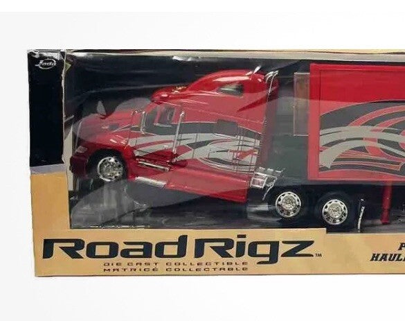 2009 Jada  Road Rigz Peterbilt 387 Hauler Transporter Semi Trailer 1/32 DieCast