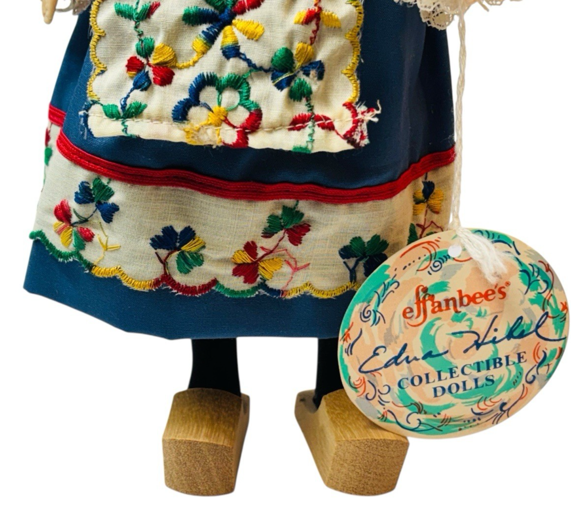 1984 Vintage Effanbee Flower Girl of Brittany 12'' Doll #7361 By Edna Hibel