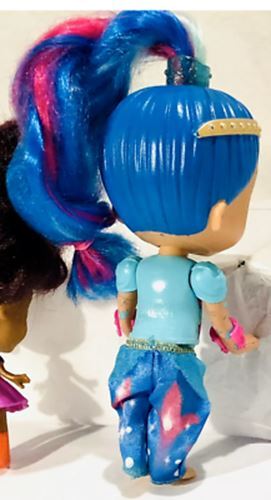 Nickelodeon Dolls "Shimmer 6''T & Zahramay 4''T" LOT of 2 VINTAGE ~ Pre-Owned