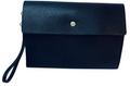 Steve Madden Clutch/Organizer "BLACK~ GOLD HARDWARE" with Strap. MINT CONDITION.