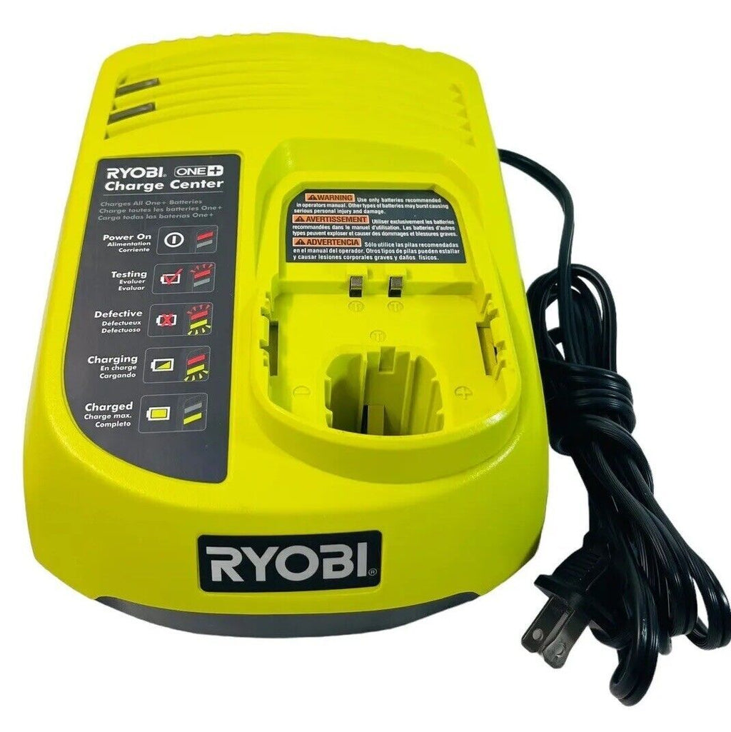 RYOBI OEM P113 ONE+ PLUS CHARGE CENTER 18V BATTERY CHARGER "GENUINE-MINT-WORKS".