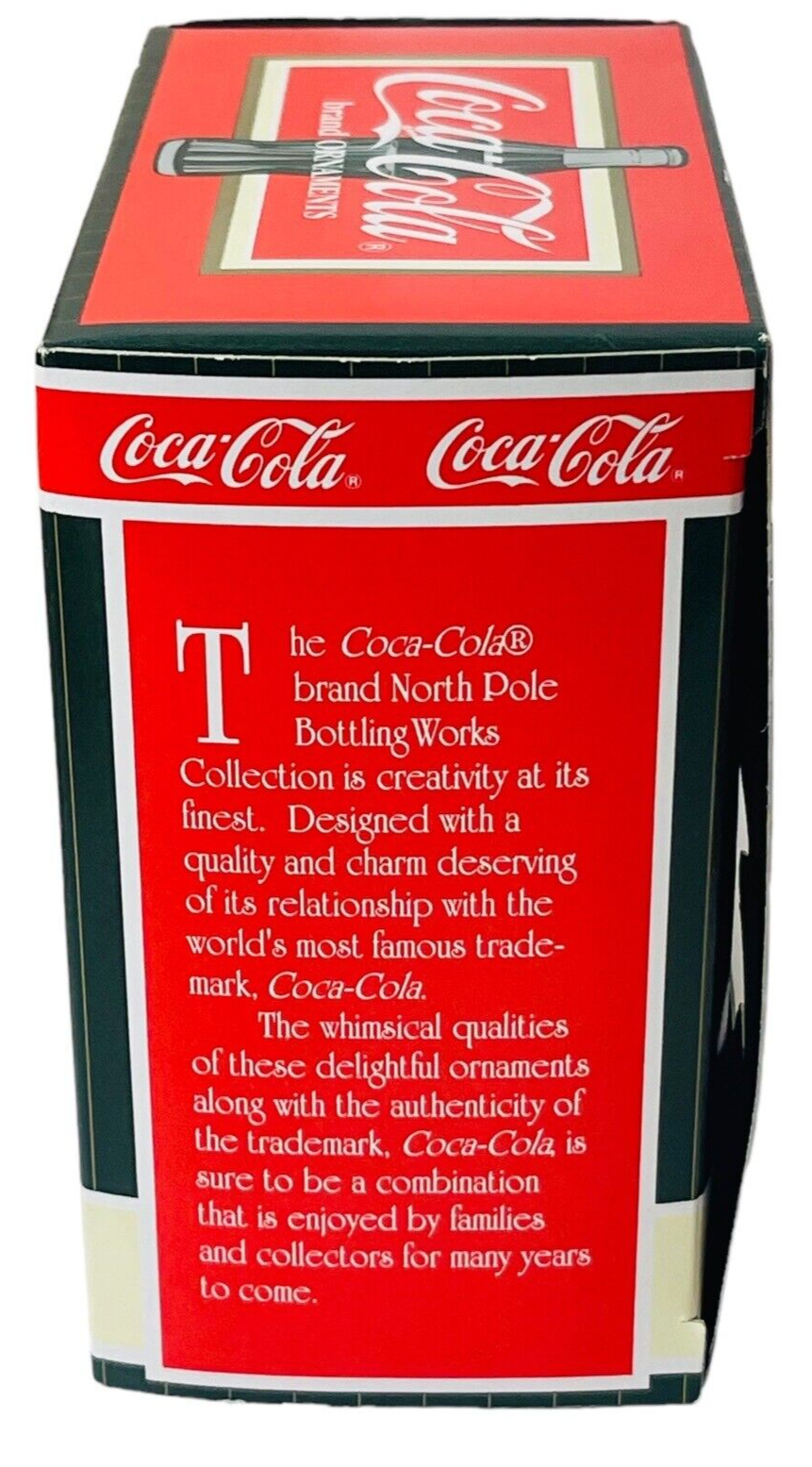COLA-Coca Cola BOTTLING WORKS ELVES WORK TO DELIVER NORTHPOLE Ornament