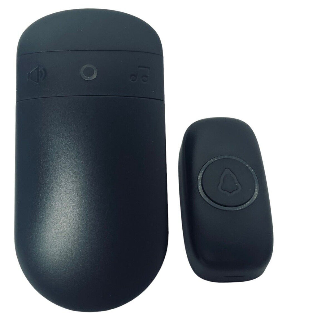 Secrui Wireless Doorbell, Model M508x2+F55, Black ~ w/Manual ~ In Original Box